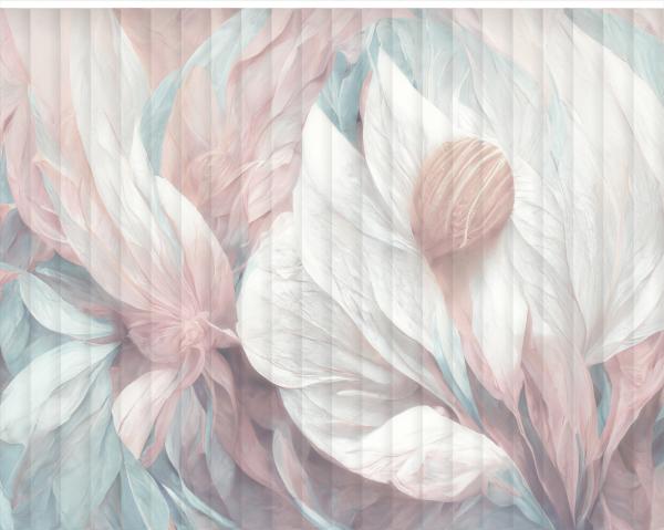 Fotožaluzie - Pastelová ilustrace květů
