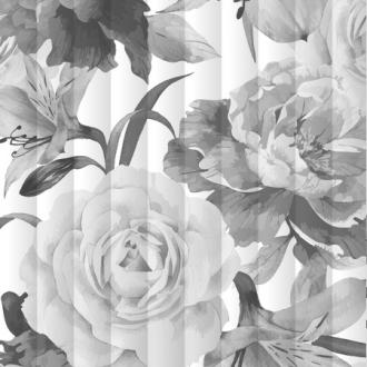 Fotožaluzie vzor šedé květy