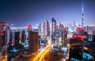 Fotožaluzie Dubai noční 1-59025411
